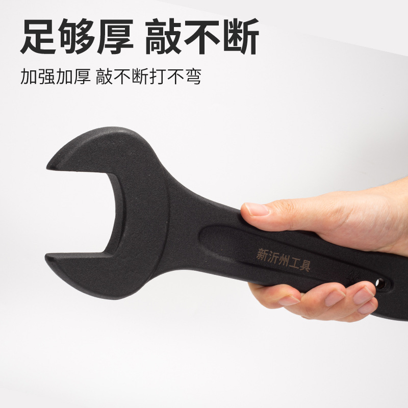 Factory direct sales of heavy-duty percussion open-end wrenches, hand straight-handle hardware tools, repair open-end wrenches, percussion wrenches details Picture