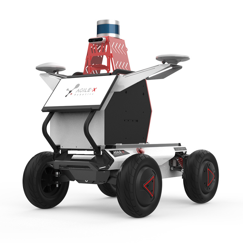 The open-source kit for unmanned robot driving, Autokit, is a heavy-duty ROS trolley with a line-controlled chassis undefined