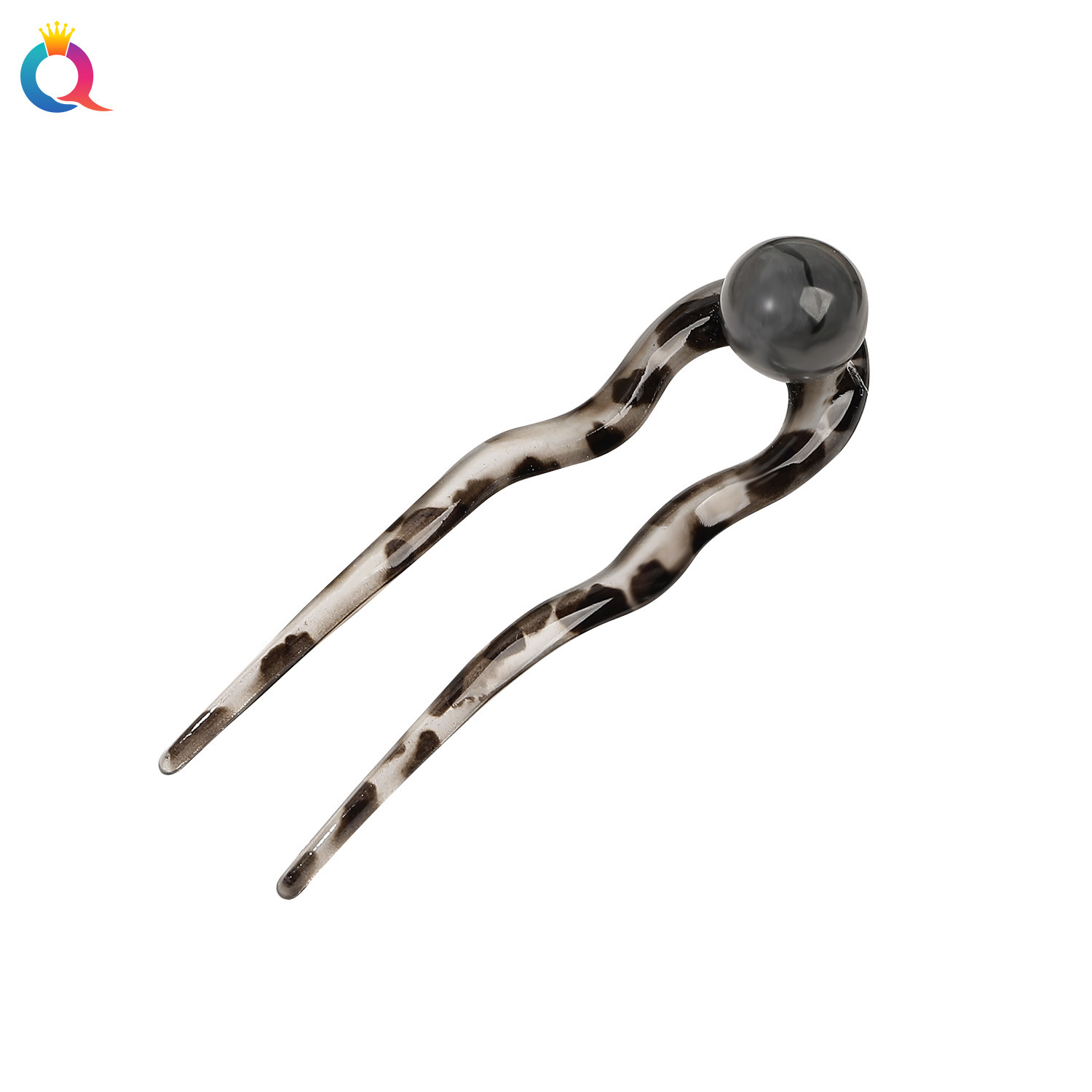 Qiyue Simple PC Pearl U-shaped hairpin, a high-end updo tool for women's back of the head, ancient-style hairpin and hair accessory wholesale Item Picture