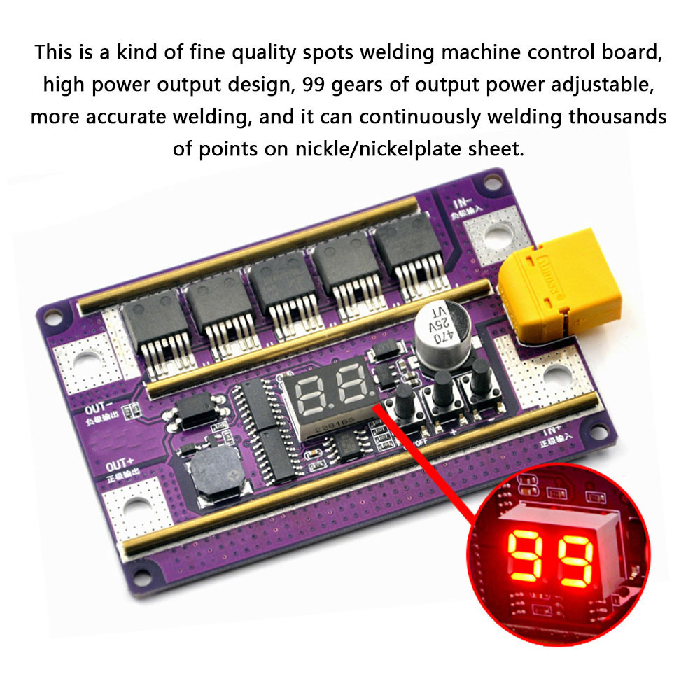 K99 Small automatic spot welding diy complete set of accessories 18650 lithium battery spot welding machine pen control mainboard spot welding machine Application Scenario