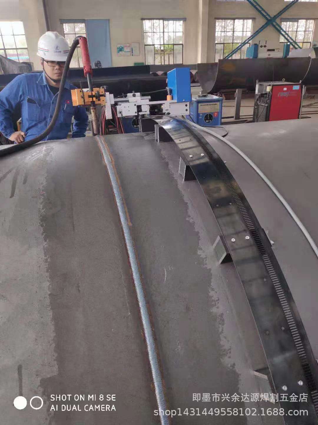 Flexible rail automatic welding trolley, vacuum suction cup track welding trolley, stainless steel and aluminum alloy tank body ring straight seam welding undefined