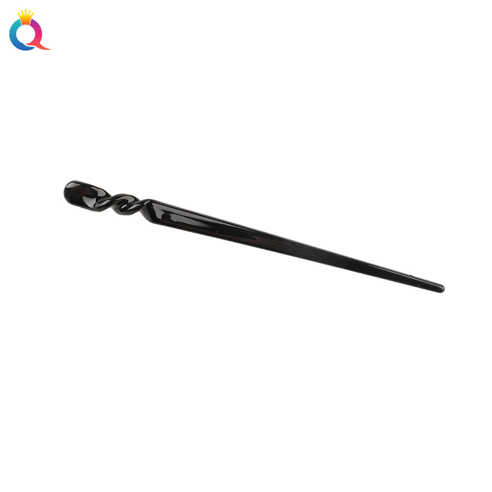 Qiyue Chinese style simple marble acetate board hairpin, New Chinese style high-end hairpin, hair accessory, headwear for women Item Picture