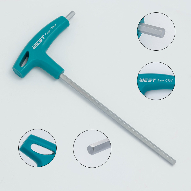 S2 Weihao T-type hex key, L-type double-head extended rubber handle hex key, 7-stick flat head hex key Application Scenario