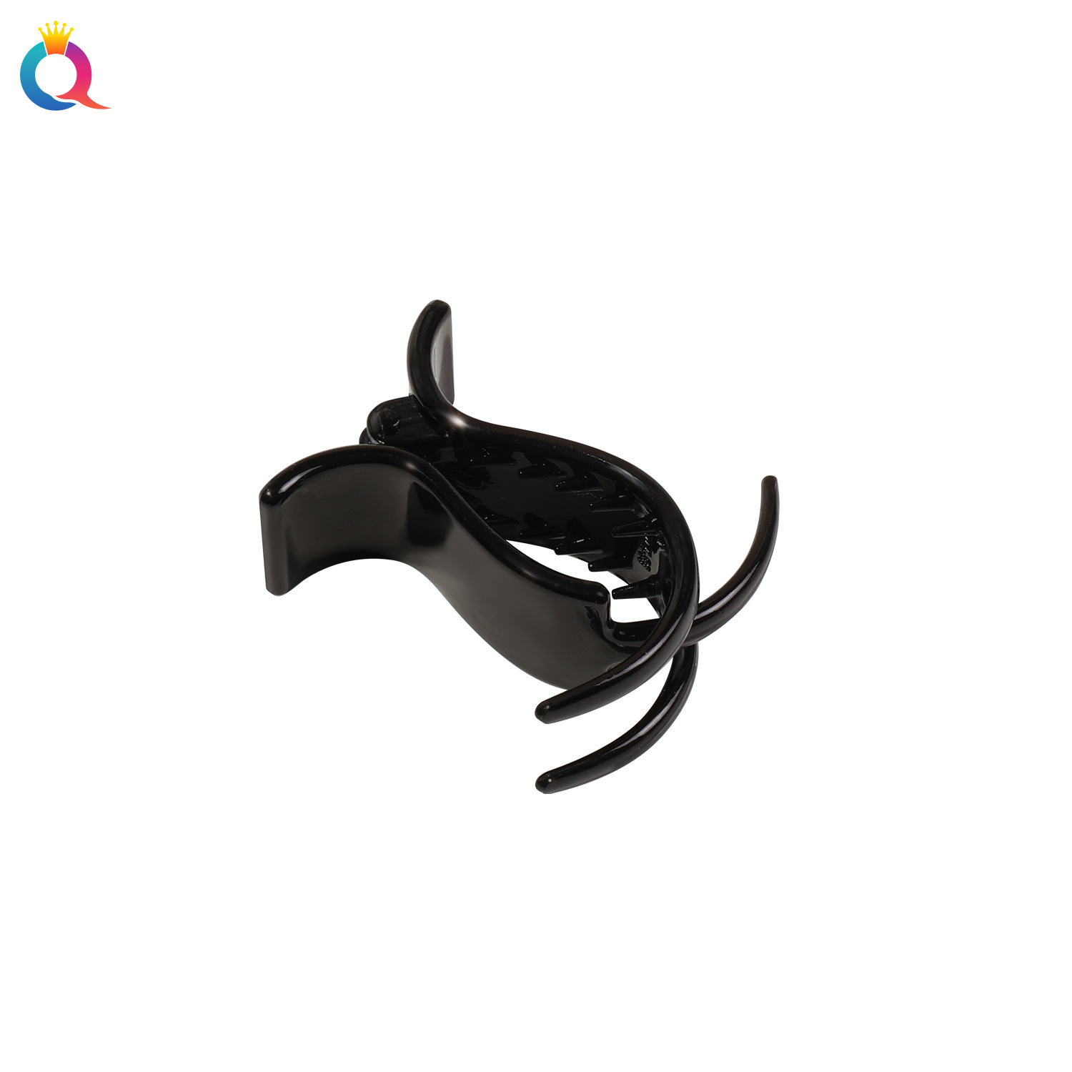 Qiyue PS two-toothed hair clips, hair curls, hair clippers, women's back head, bun head, half-tied hair, shark clips, hair accessories wholesale Item Picture
