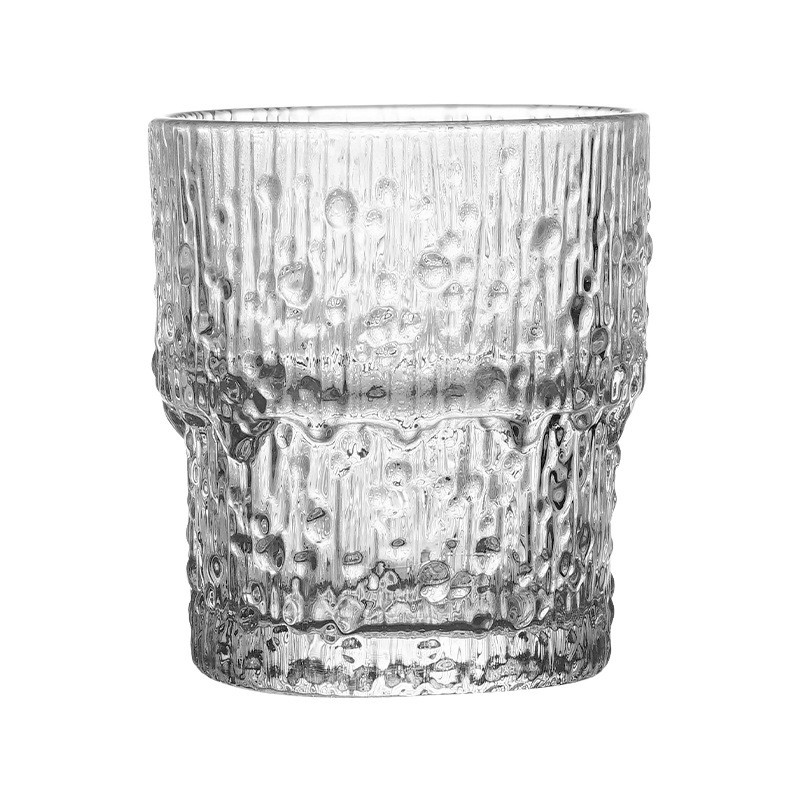 Internet-famous InS-style Nordic whisky glass, spirits beer glass, glass, water drop raindrop, high-end glass Item Picture