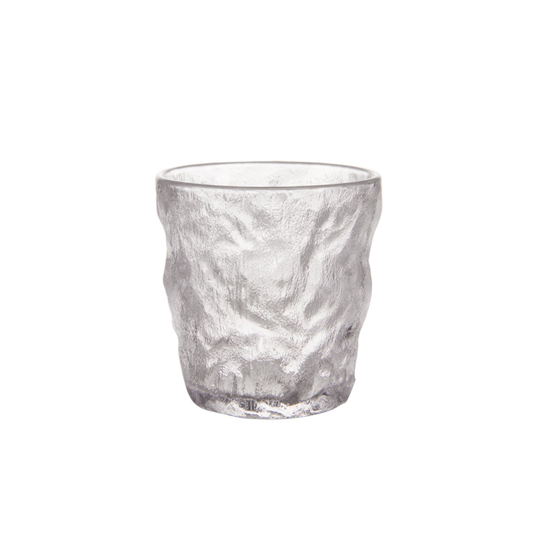 ins Nordic retro glacier glass cups, high-end home embossed hammer-patterned foreign wine glasses, tea cups, juice and coffee cups Item Picture