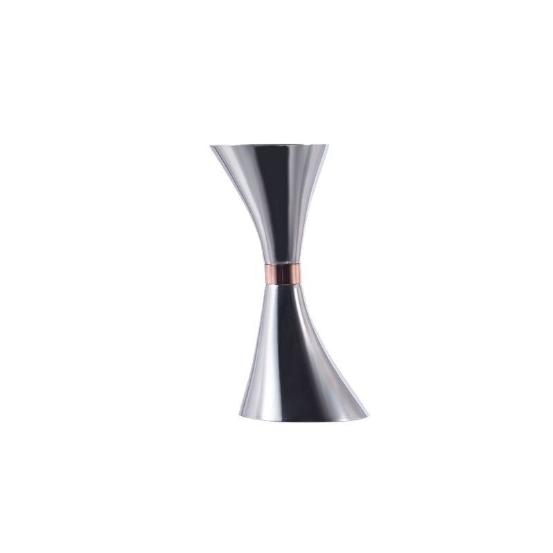 304 stainless steel waist-shaped inclined measuring cup, bar double-headed cocktail glass, cocktail quantitative ounce cup measuring instrument Item Picture