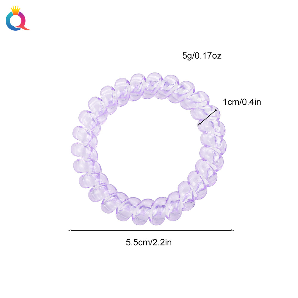 Qiyue high-elasticity telephone line hair tie, ins high appearance level hair tie, hair band, leather band, women's hair tie wholesale Application Scenario