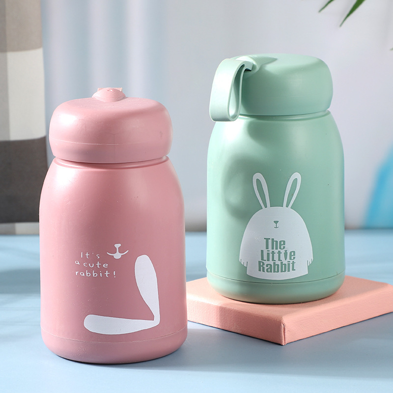 Cute rabbit Cup, creative and adorable glass cup, home girls' office water cup, opening event ground promotion advertising gift cup Application Scenario