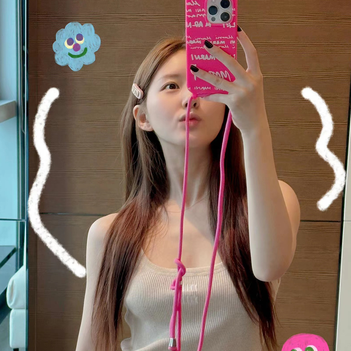 miumiu hair clips, side clips, women's side clips, Miumiu hair clips, 2025 new style bangs clips headwear, the same as Zhao Lusi's details Picture