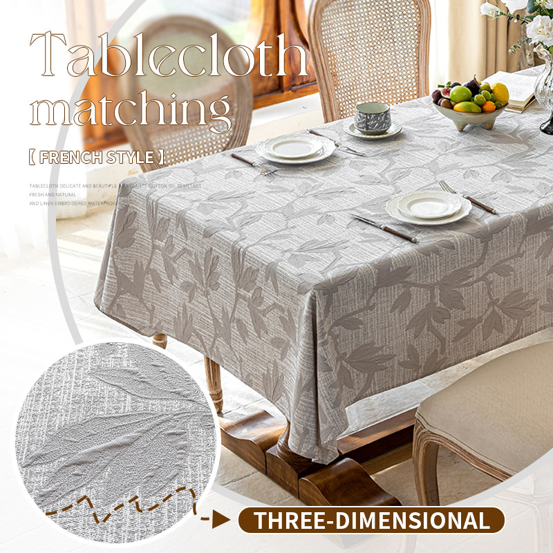 The printed tablecloth is waterproof and oil-proof Specification image