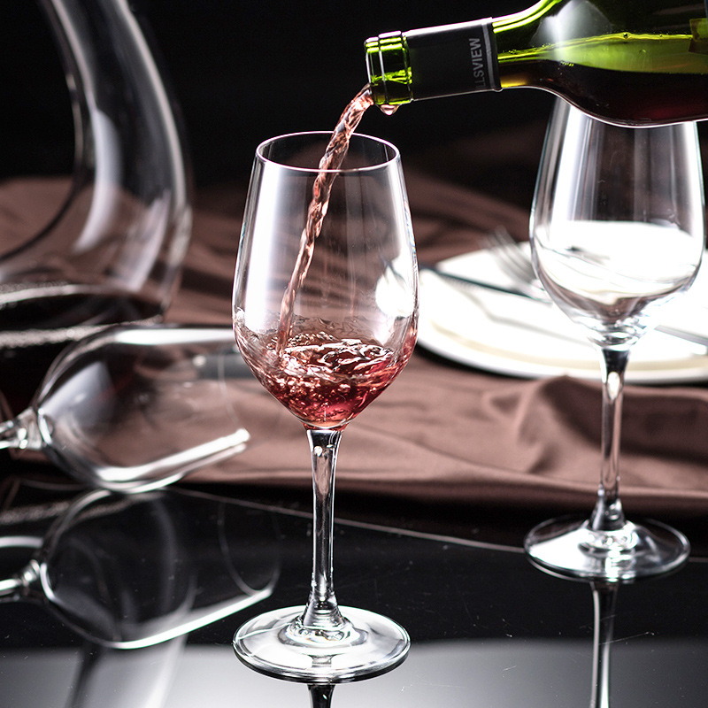 Idelita crystal red wine glasses, wine glasses, goblets, champagne glasses, wine set, laser LOGO batch marking full figure