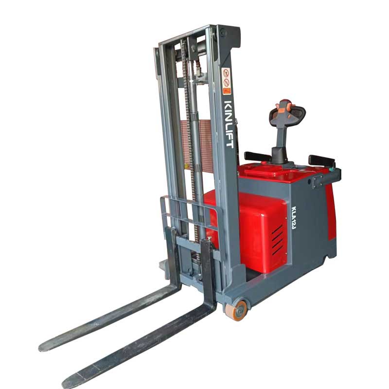 Keli counterweight legless electric forklift, single and double-sided pallet stacker, loading and unloading, shelf loading and lifting forklift details Picture