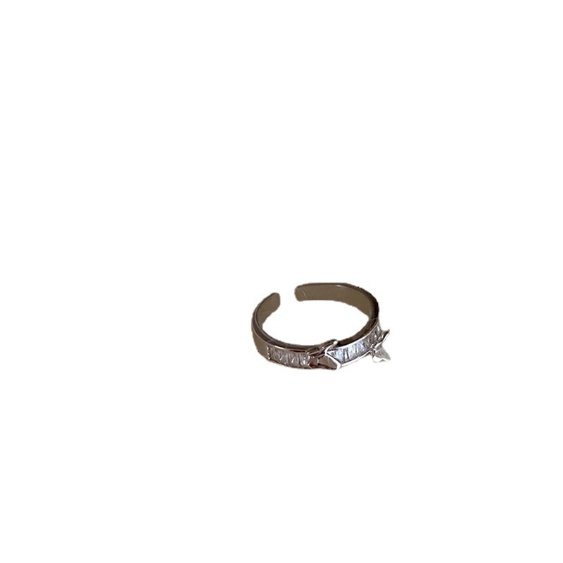 Butterfly Light luxury zircon niche design open ring for women on Instagram, cold trend, elegant and fashionable food ring Item Picture