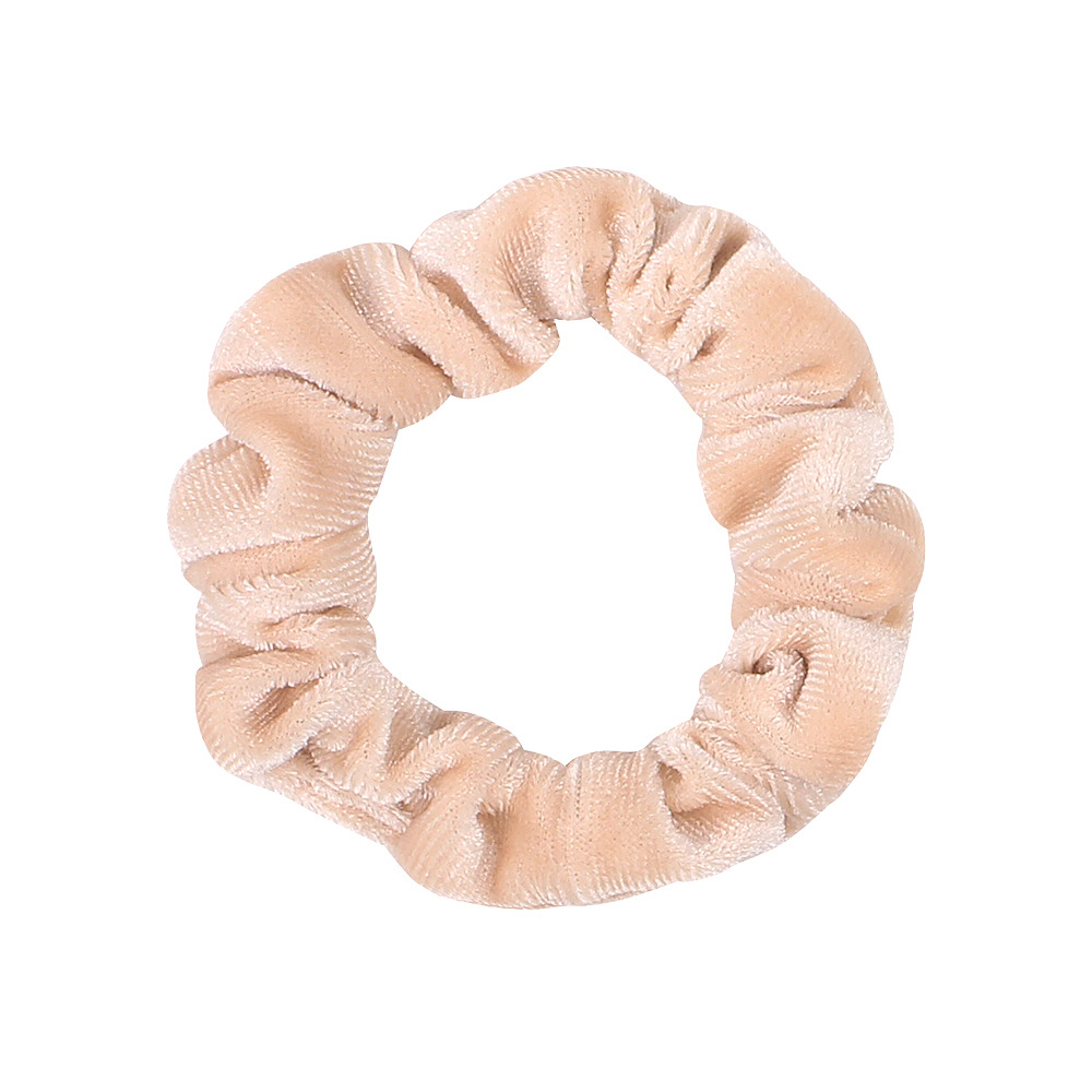 Qiyue Amazon Hair Band Manufacturer wholesals European and American fashionable velvet velvet large intestine hair bands and hair accessories D1 Item Picture