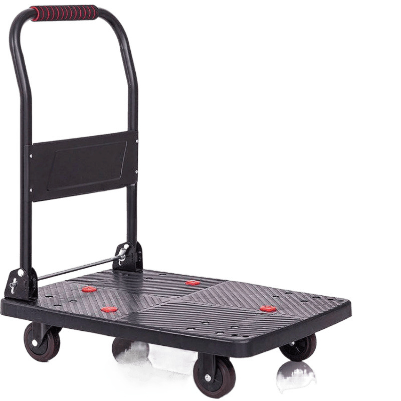 Small trolley, folding household transportation trailer, shopping, grocery shopping, stall trolley, magic tool, light and portable luggage trolley Item Picture