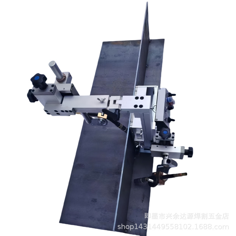 The small portable single-gun and double-gun fillet welding trolley for MIG welding and right-angle seam welding can run automatically Item Picture
