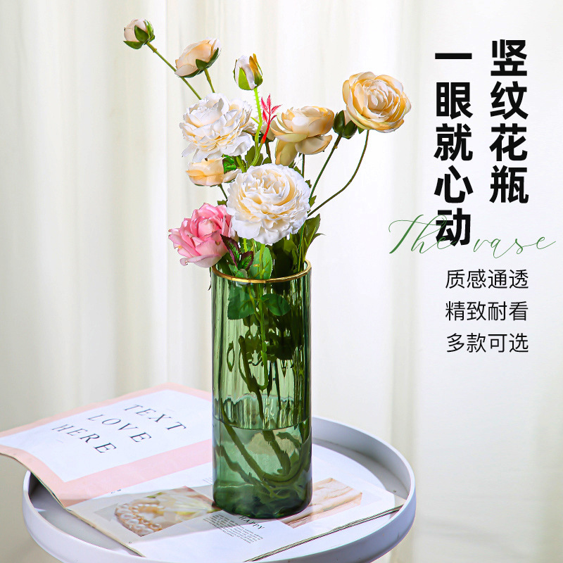 Wholesale of decorative items and handicrafts, colorful modern and fashionable vases, living room model rooms, hotel fresh flowers, flower arrangements, decorative utensils Application Scenario