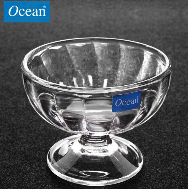 Ocean Thailand Ouxin Banana Boat, Glass juice cup, Dessert cup, Salad bowl, Ice cream Cup, Milkshake cup Specification drawing
