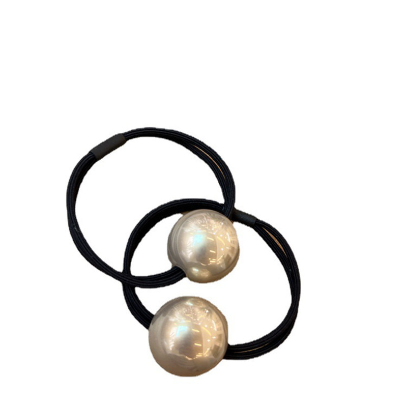 Minimalist large-sized pearl hair tie for girls, Korean-style high-end hair band, new spring and summer style hair tie, high-end hair accessory Item Picture