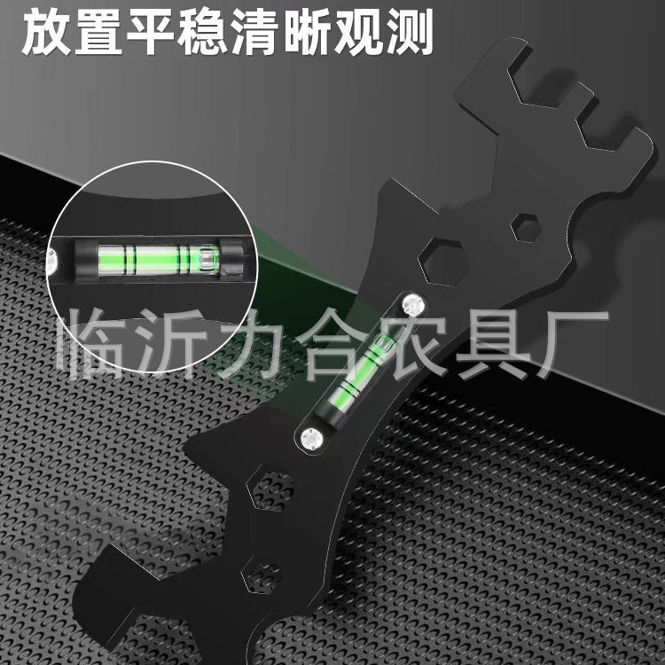 New multi-functional bathroom wrench, open bathroom wrench, Allen wrench, household shower head wrench, level wrench Specification drawing
