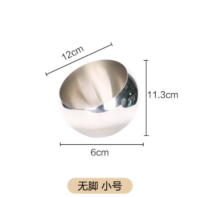 New stainless steel desktop trash can, creative fruit peel bowl, bar and KTV anti-fly ash, anti-drop and durable ashtray Application Scenario