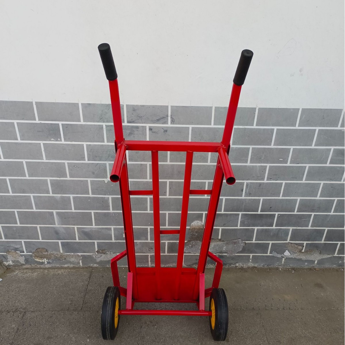 12 Warehouse trolley, flat trolley, special two-wheel trolley for loading goods Specification drawing