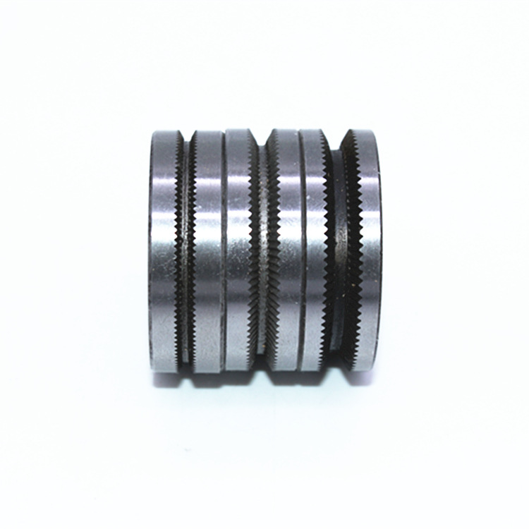 Zhenkang type submerged arc welding toothed wire feeding wheel bearing steel wire guide wheel 40*14*12 3-4 submerged arc welding machine small flange Specification drawing