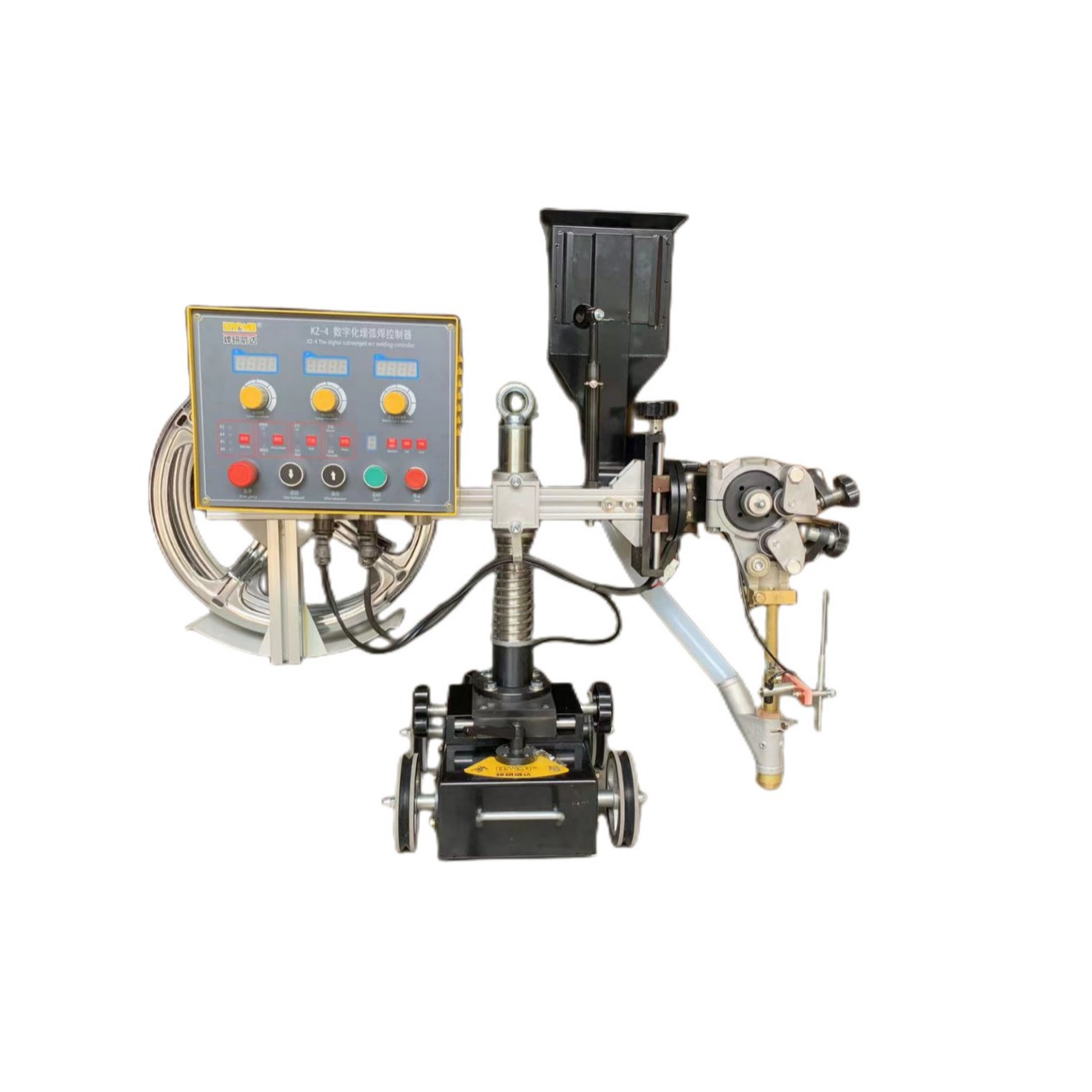 Welding Research Weida Factory produces A2 Weida light automatic welding trolley and electroslag trolley (optional control box) Specification drawing