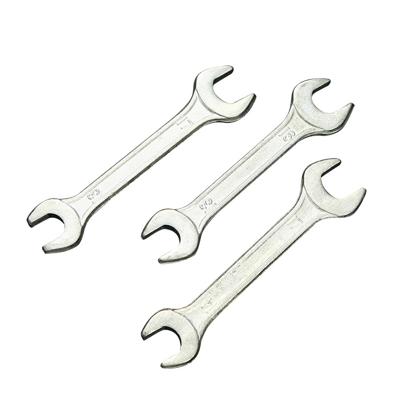 High-strength open-end wrench, galvanized forged wrench, double-ended manual fixed wrench, open-end fixed wrench, hexagon socket wrench Item Picture