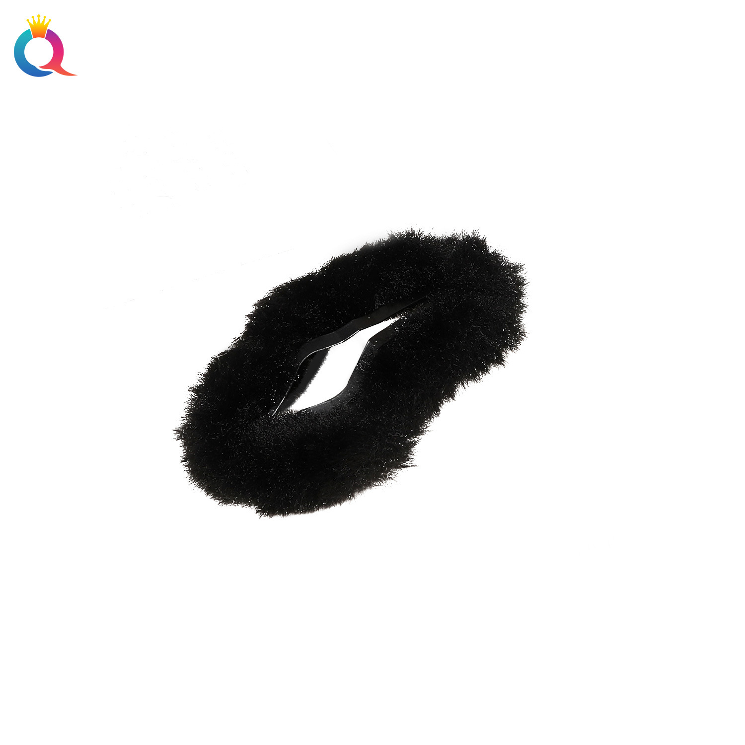 Qiyue Cross-border Autumn and Winter Plush Cloud bb hair clips, simple and elegant style, side bangs clips, hair clips and hair accessories wholesale Item Picture