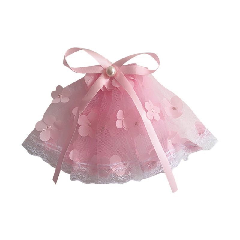 Children's super fairy-like silk gauze bow hair clips, cute baby princess ponytail hair clips, little girl forest-themed hair accessories Item Picture