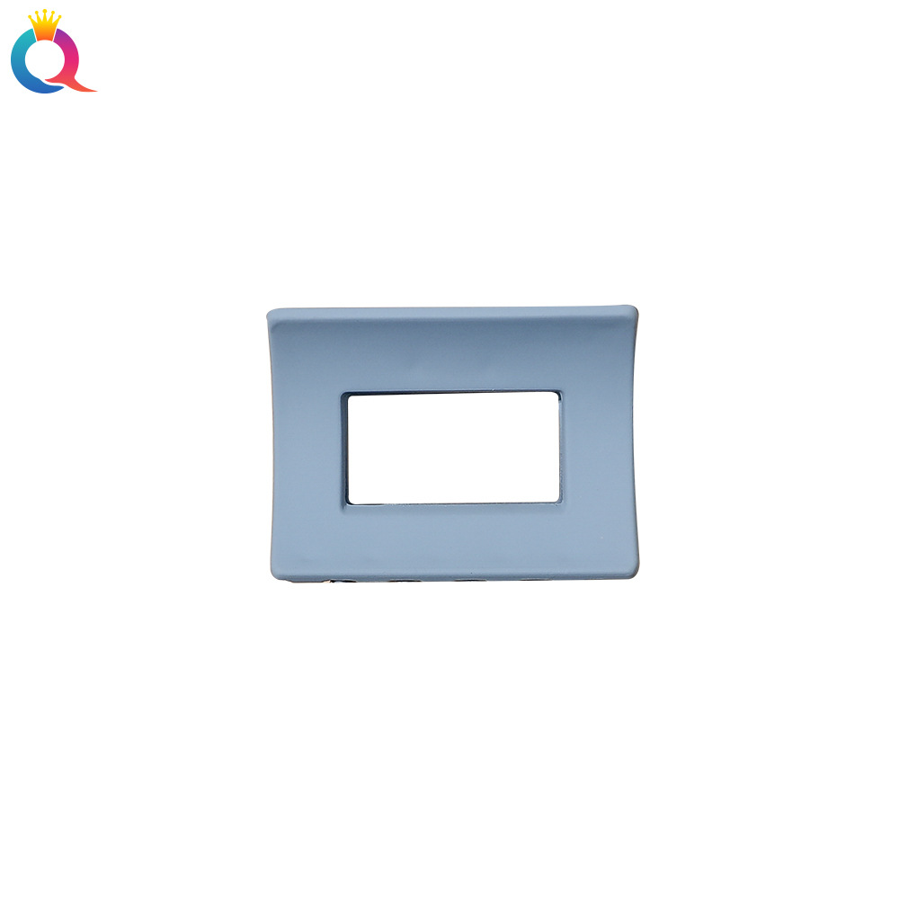 Qiyue Korean-style blue hair clip, fashionable matte hair clip, versatile blue clip hair clip, shark clip hair accessory for women Item Picture