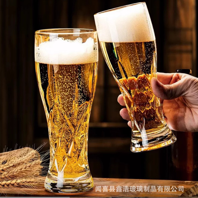 NIS style new craft beer mugs, juice cups, draft beer cups, home wheat wine cups, creative beverage cups and water cups full figure