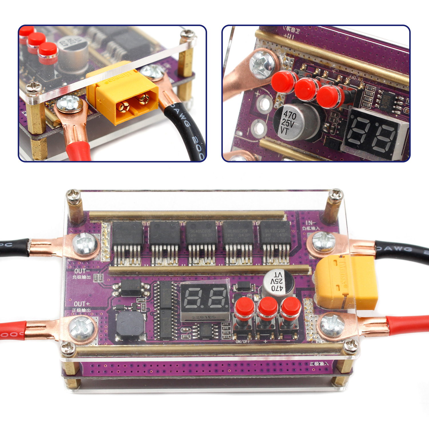 K99 Small automatic spot welding diy complete set of accessories 18650 lithium battery spot welding machine pen control mainboard spot welding machine details Picture