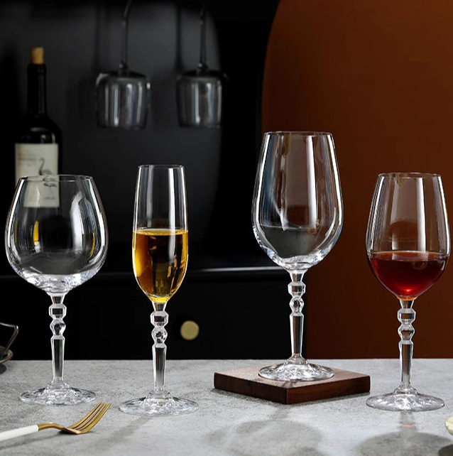 ins tall crystal glass, sparkling wine glass, sweet wine glass, champagne glass, flute glass, wedding wine glass Specification drawing