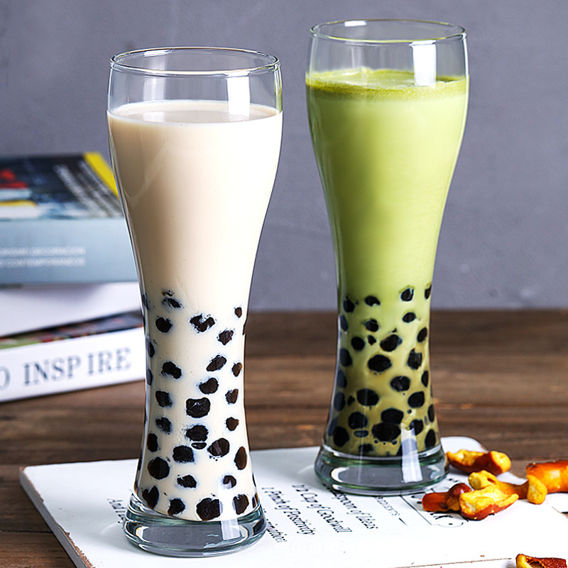 Jingjia large-capacity craft brewing cups, beer mugs, juice cups, beverage cups, milk tea cups, glass cups wholesale with logo printing Application Scenario