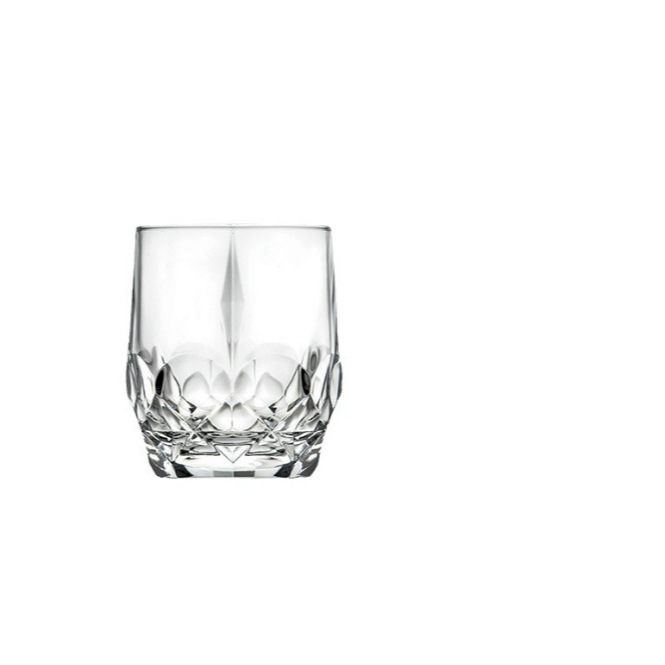 Hexagonal transparent water cups, rhombic glass cups, household beverage water cups, juice beer mugs, bars Item Picture