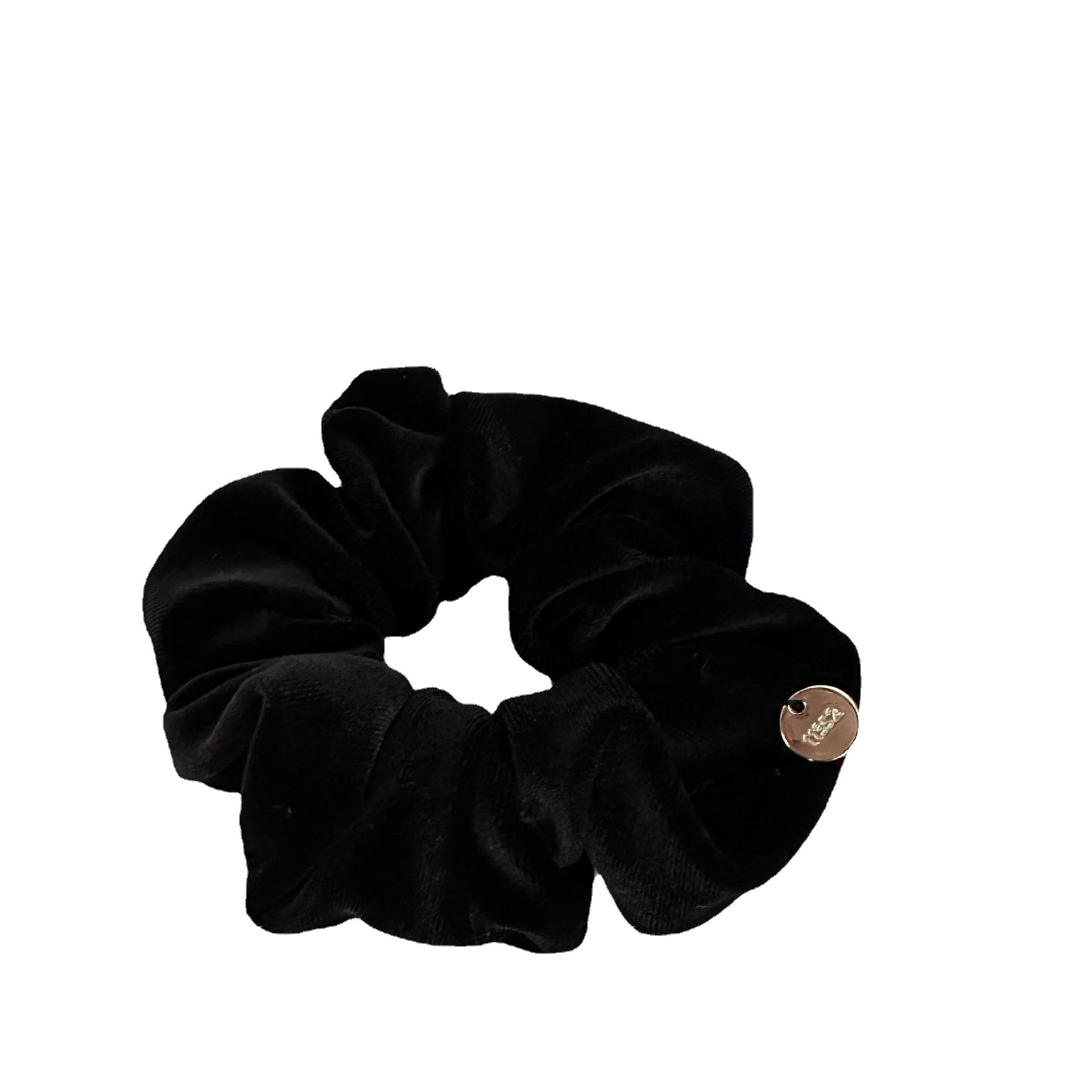 Five-gold velvet black hair band large intestine band Korean style rubber band ins high appearance level Korean spring and summer hair band with a sense of luxury Item Picture