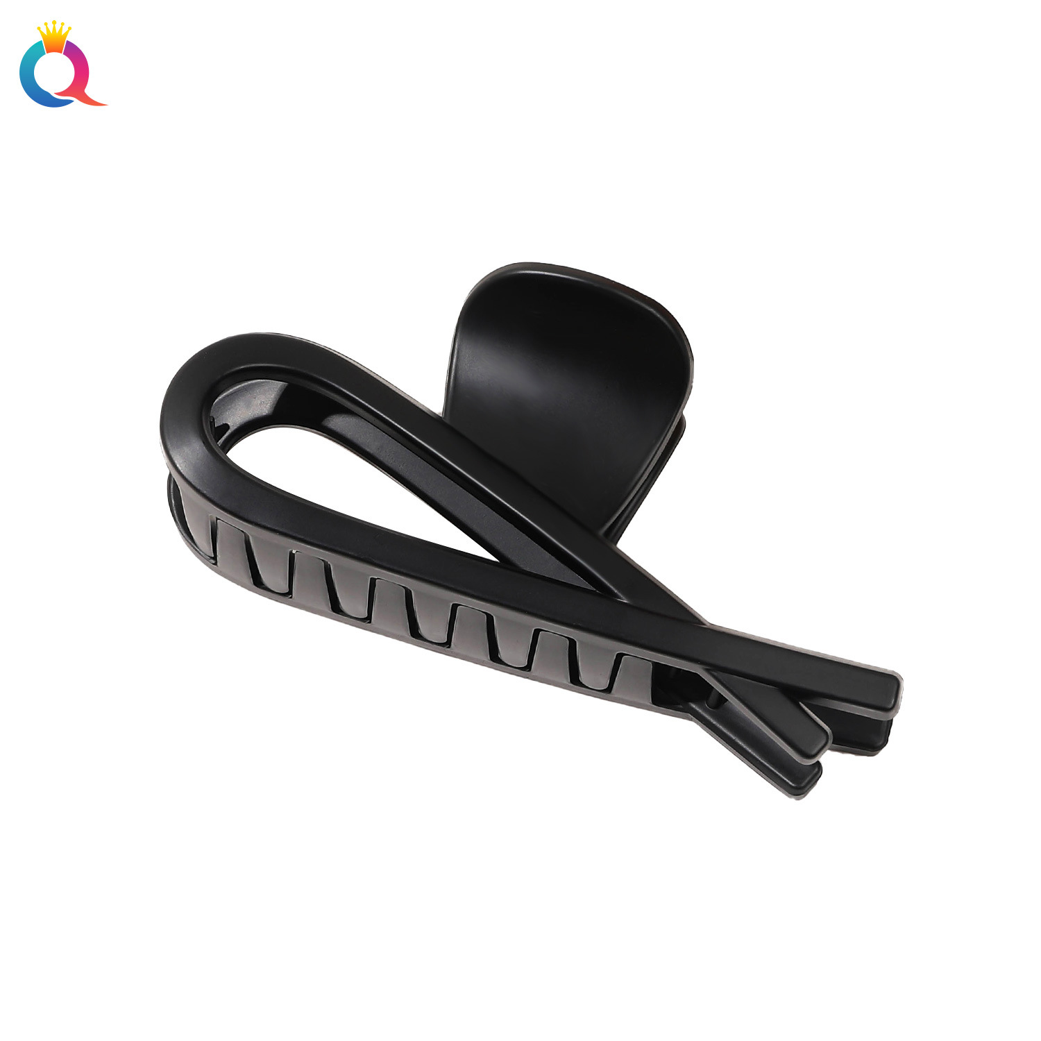 Wholesale of Qiyue Retro PC thickened tortoiseshell scratch-clip for women with a high-end shark clip at the back of the head Item Picture