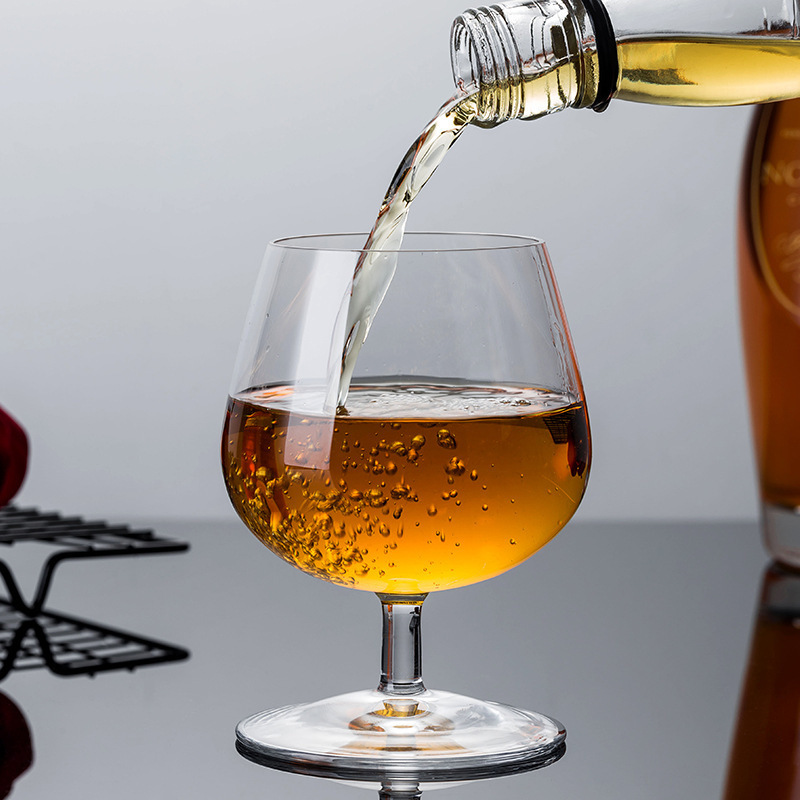 Kerui cold-cut brandy cups, glass cups, tall wine glasses, red wine glasses, wine glasses and dessert glasses Specification drawing
