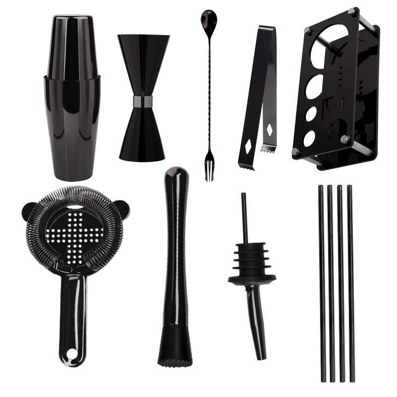 304 Boston Cocktail Shaker Set Gift Box includes shaker cups, hand-made lemon tea tools, milk tea shaker cups, and shaker kettles Item Picture