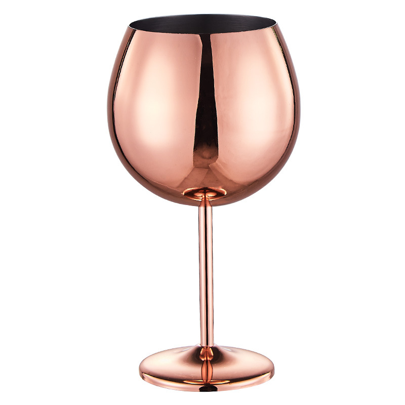 304 stainless steel wine glass, creative metal large-capacity tall glass, bar and restaurant wine glass, cocktail glass Item Picture