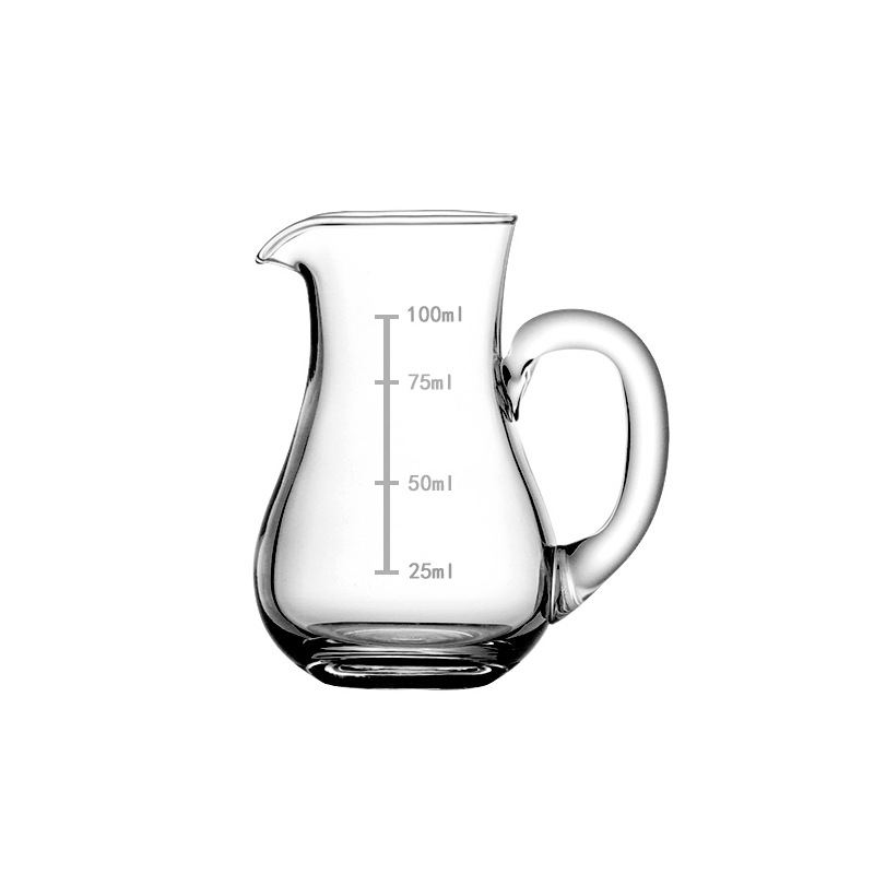 Thickened white spirit wine dispenser set, commercial 100ml graduated wine dispenser, wholesale red wine and spirits glass decanter Item Picture