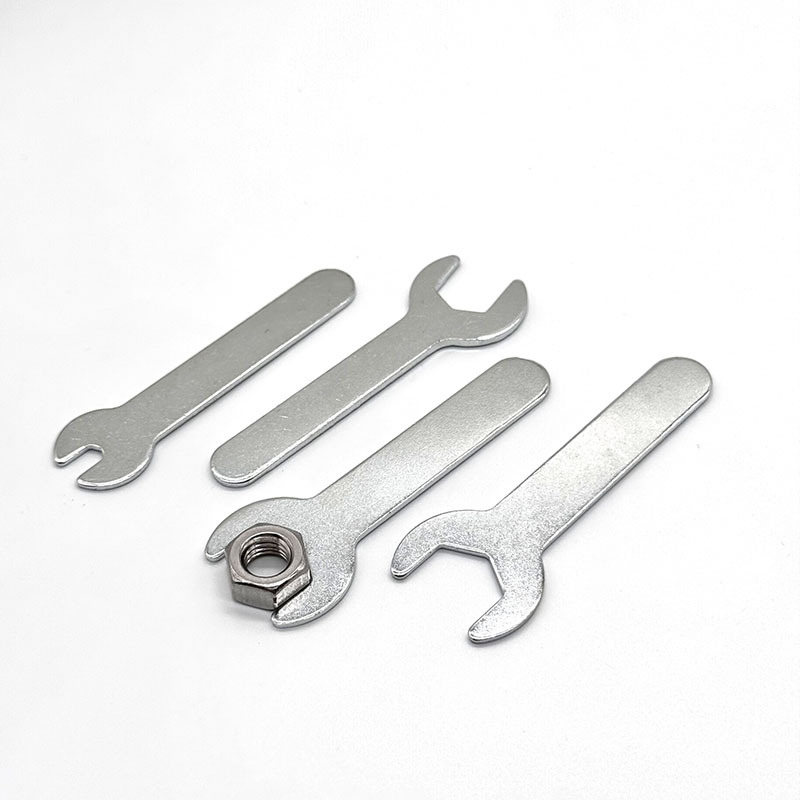 Simple open-end wrench manufacturer in stock, one-time stamped galvanized single and double-head small wrenches, matching tools, thin wrenches Item Picture
