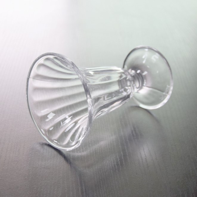 Glass juice cup, milk tea cup, milkshake cup, ice cream cup, Popsicle cup, dessert, fashionable and creative glass cup LZ1302 Specification drawing