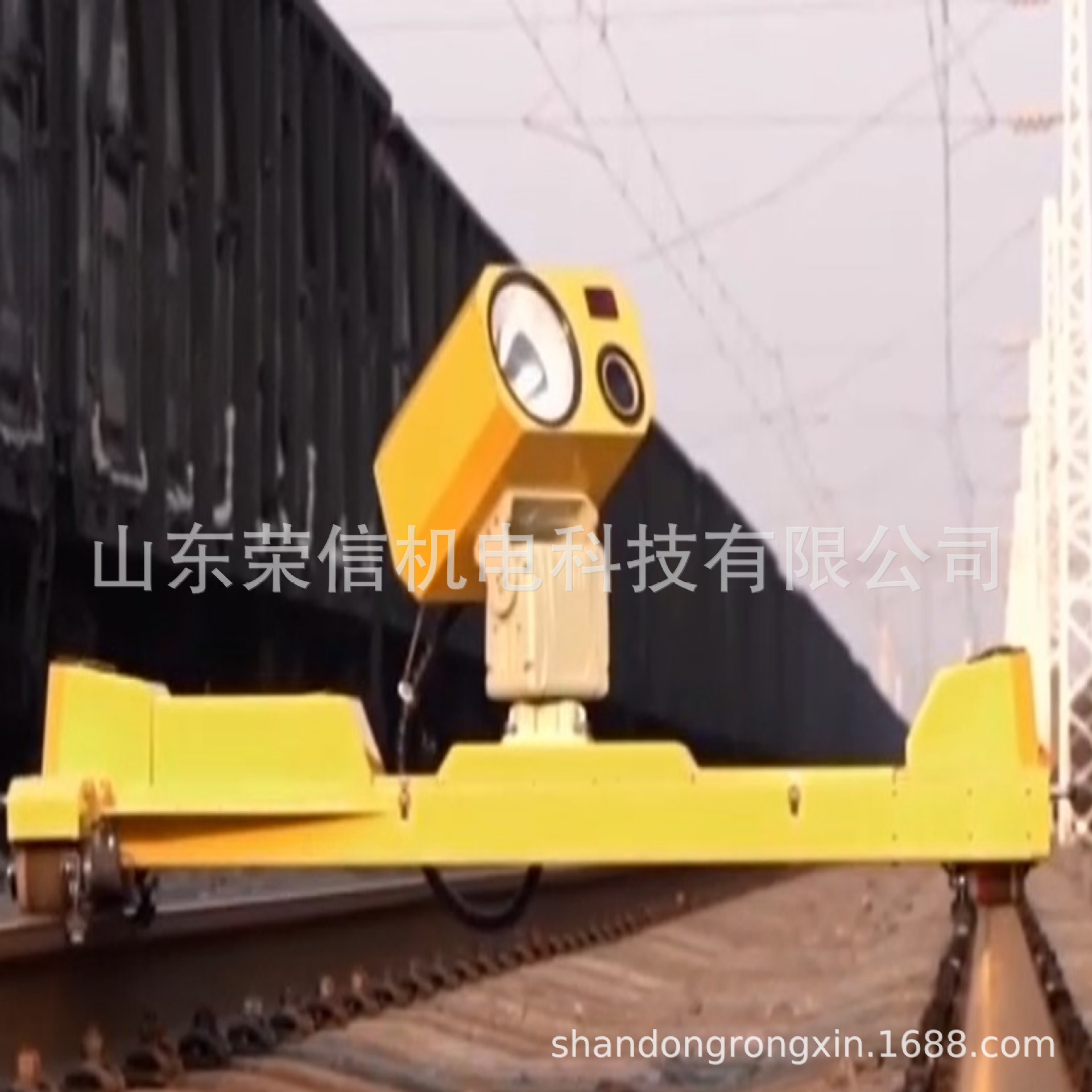 Intelligent inspection system for catenary suspension devices, intelligent inspection robot for suspension devices Specification drawing