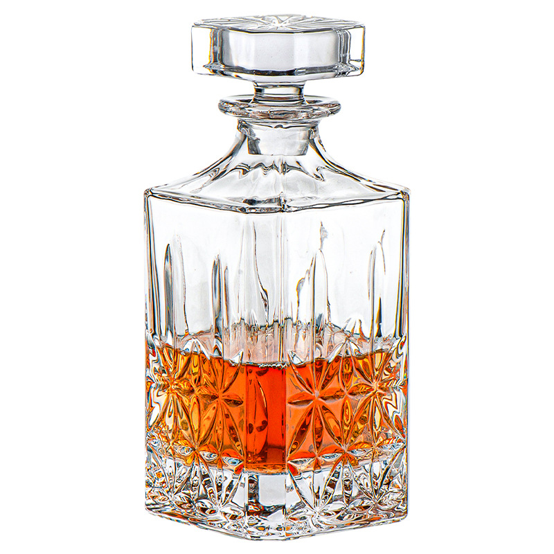 High-end bar club whisky glasses, foreign wine bottles, spirits cups, wine bottles, wine sets, wine kettles, empty bottles for export Item Picture