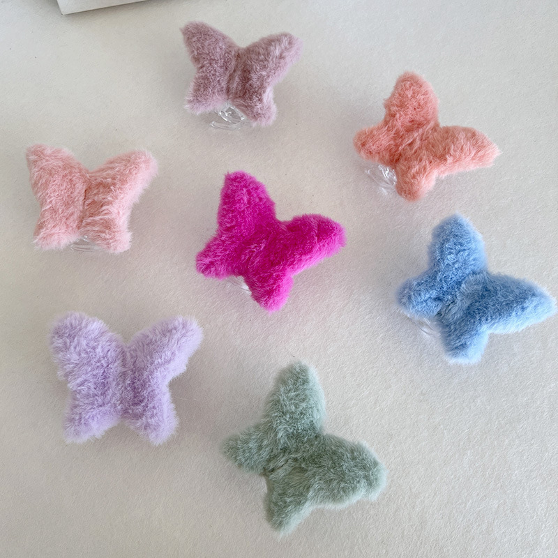 MAO MAO Butterfly Hair clip for autumn and winter, medium-sized semi-tied hair at the back of the head, hair accessory, hair clip, Yiwu accessory, shark clip for women Specification drawing