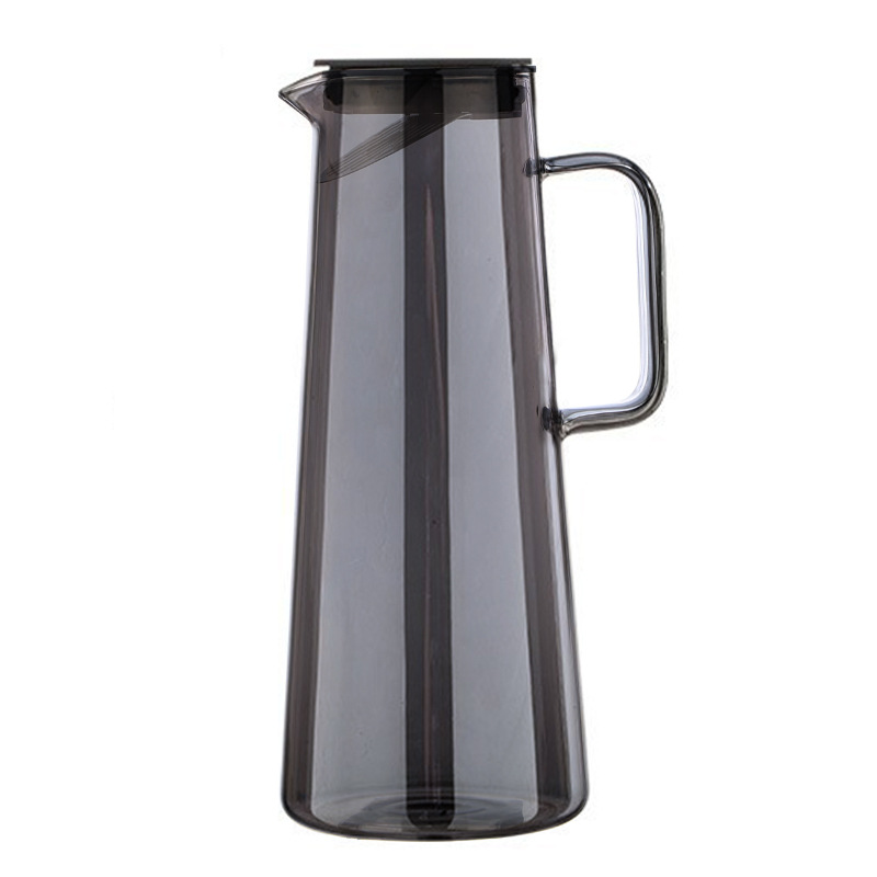 Refrigerator cold water kettle and cup set, household glass kettle, high-temperature resistant explosion-proof cold water kettle, large-capacity binding kettle and water utensils Item Picture